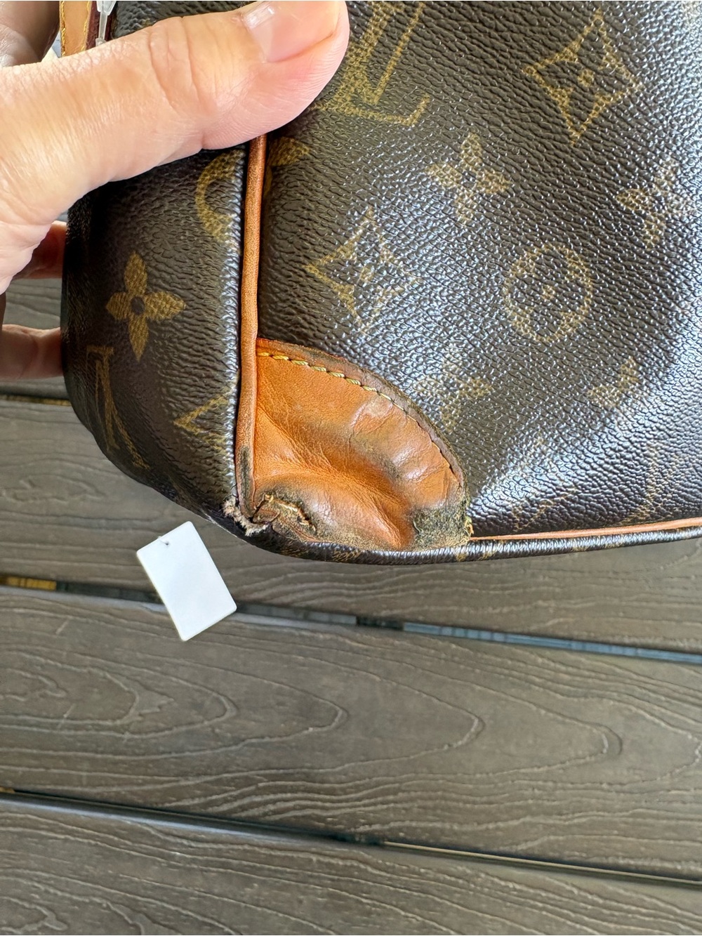 Louis Vuitton Vintage Nile Crossbody Messenger Bag Monogram Canvas Brown *READ* - Picture 10 of 17